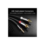 აუდიო კაბელი UGREEN AV116 (10590), 3.5mm Male To 2Rca Male Cable, 3m, Black - Image 8