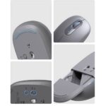მაუსი UGREEN MU105 (90669), Wireless, USB, Mouse, Moonlight Gray - Image 3