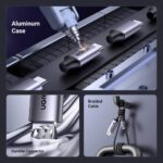 ვიდეო კაბელი UGREEN CM556 (25158), 8K, Type-C to DisplayPort, 2m, Black/Grey - Image 3