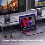 ვიდეო კაბელი UGREEN CM556 (25158), 8K, Type-C to DisplayPort, 2m, Black/Grey - Image 7