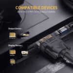 ვიდეო კაბელი UGREEN DV101 (11607), DVI 24+1 Male To Male, 3m, Black - Image 5