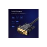 VGA კაბელი UGREEN VG101 (11634), VGA Male to Male Cable, 15m, Black - Image 2
