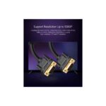 VGA კაბელი UGREEN VG101 (11634), VGA Male to Male Cable, 15m, Black - Image 4