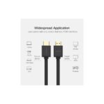 HDMI კაბელი UGREEN HD104 (10113), HDMI Cable, Support 4K 30Hz, 3D Visual Effect, 25m, Black - Image 6