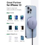 უსადენო დამტენი UGREEN CD245 (30233), MFI MagSafe 15W, Type-C to Magnetic Wireless Charger, Gray - Image 2