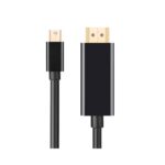HDM კაბელი UGREEN MD101 (20848), mini DisplayPort to HDMI cable, 1.5m, Black - Image 2
