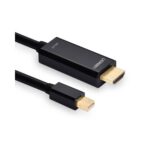 HDM კაბელი UGREEN MD101 (20848), mini DisplayPort to HDMI cable, 1.5m, Black - Image 3