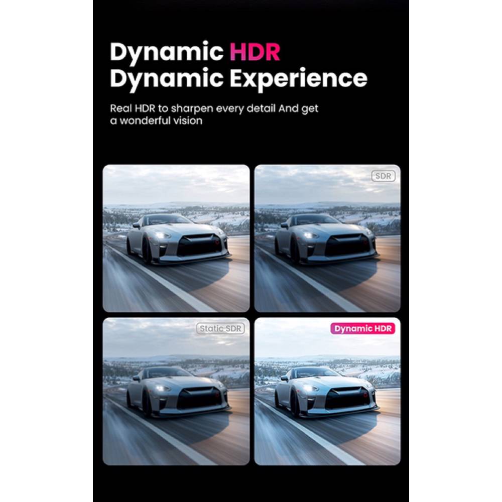 ვიდეო კაბელი UGREEN DP114 (80391), 8K, DisplayPort To DisplayPort, 1.5m, Black - Image 4