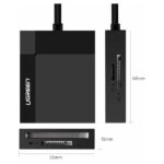 ბარათის წამკითხველი UGREEN CR125 (30333), USB 3.0 All In One Card Reader, 0.5m, Black - Image 6