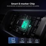 USB კაბელი UGREEN Uno L509 (35512), 100W, Type-C to Type-C, 2M, Black/Grey - Image 7