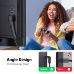 HDMI კაბელი UGREEN HD103 (10172), 4K HDMI Cable Male to Male, 90 Degree, 1m, Black - Image 7