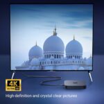 HDMI კაბელი UGREEN HD103 (10172), 4K HDMI Cable Male to Male, 90 Degree, 1m, Black - Image 8