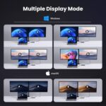 USB-C ჰაბი UGREEN CM498 (15852) Revodok 206, 2xHDMI, USB, Type-C, HUB, Grey - Image 7
