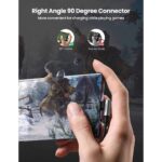 USB კაბელი UGREEN US176 (20856), 18W, USB-A to Type-C 90 Degree, 1m, Space Grey - Image 5