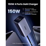 მანქანის დამტენი UGREEN EC706 (35571), 150W, Type-C, USB, Car Charger, Grey - Image 4