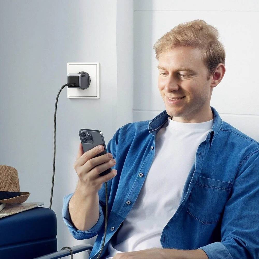 მობილურის დამტენი UGREEN X703 (35006) Nexode Pro, 30W, Type-C, Grey - Image 5