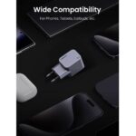 მობილურის დამტენი UGREEN X703 (35006) Nexode Pro, 30W, Type-C, Grey - Image 8