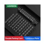დროებითი პარკირების ბარათი UGREEN LP178 (60326), Temporary Parking Number Plate, Black - Image 7