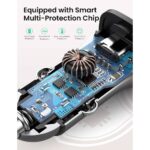 მანქანის დამტენი UGREEN CD130 (30780), 24W, USB, Type-c, Space Grey - Image 4