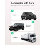 მანქანის დამტენი UGREEN CD130 (30780), 24W, USB, Type-c, Space Grey - Image 5