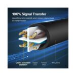 ქსელის კაბელი UGREEN NW102 (60545) Cat 6 Patch Cord UTP Lan Cable, 1.5m, Black - Image 7