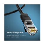 ქსელის კაბელი UGREEN NW102 (60545) Cat 6 Patch Cord UTP Lan Cable, 1.5m, Black - Image 9