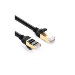 ქსელის კაბელი UGREEN NW107 (11277), Cat7 Patch Cord STP Ethernet Lan Cable, 1.5m, Black - Image 3
