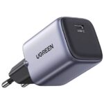 დამტენი UGREEN CD319 (25257) Nexode, 30W, Type-C with Type-c Cable 1m, GaN Fast Charger, Gray - Image 3