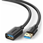 USB დამაგრძელებელი UGREEN US129 (30127), USB 3.0 Male to USB Female, Extension Male Cable, 3m, Black - Image 2