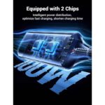 USB კაბელი UGREEN US561 (35087), 100W, Type-C to Type-C, 1.5m, Grey - Image 2