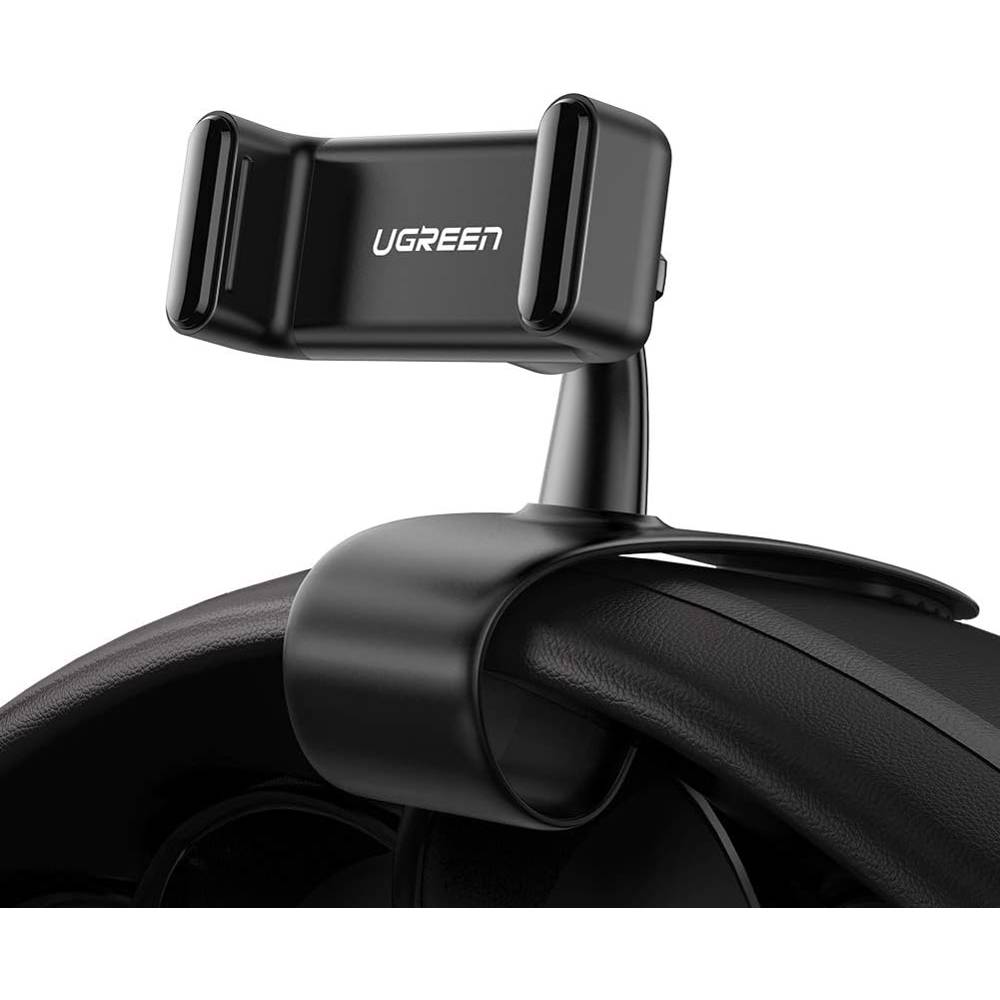 მობილურის დამჭერი UGREEN LP189 (60796), Dashboard Snap Clip Phone Holder, Black - Image 2