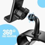 მობილურის დამჭერი UGREEN LP189 (60796), Dashboard Snap Clip Phone Holder, Black - Image 8