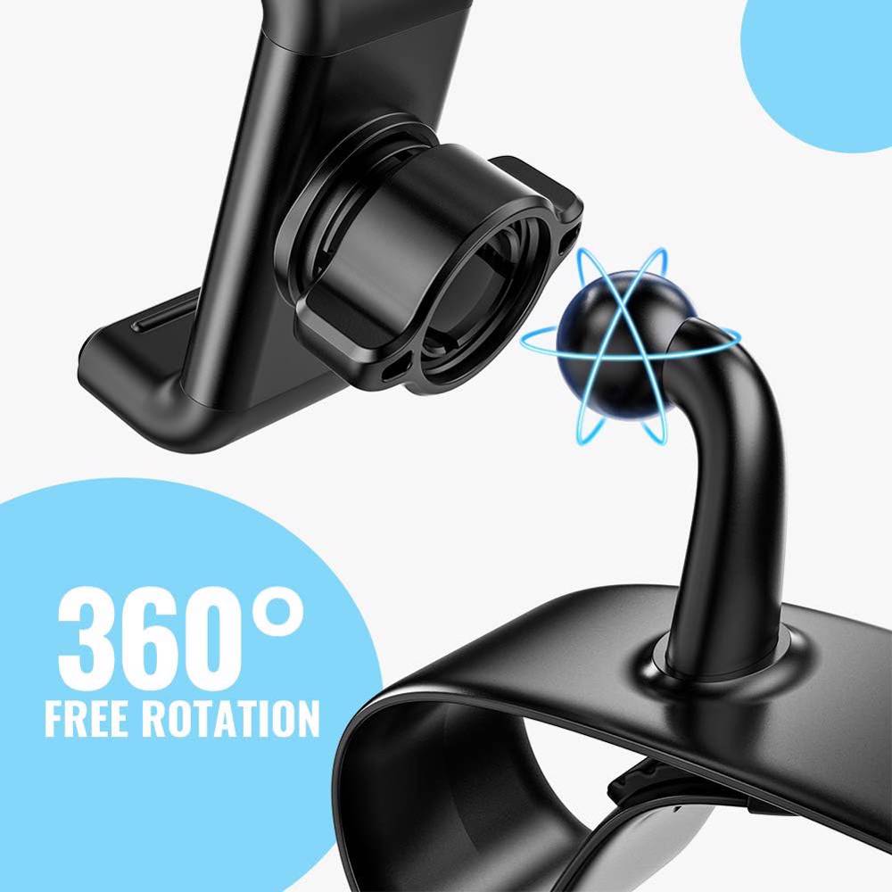 მობილურის დამჭერი UGREEN LP189 (60796), Dashboard Snap Clip Phone Holder, Black - Image 8