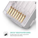 ქსელის კაბელის კონექტორი UGREEN NW111, (20333), Cat6 Connector Shielded Crystal Head,  10Pack - Image 3