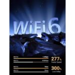 Wi-Fi ადაპტერი UGREEN CM495 (25226), AX1800 WiFi 6 Adapter, Black - Image 3