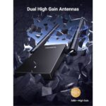 Wi-Fi ადაპტერი UGREEN CM495 (25226), AX1800 WiFi 6 Adapter, Black - Image 5