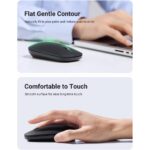 მაუსი UGREEN MU001 (90531), Wireless, Bluetooth, USB, Mouse, Starry Black - Image 3