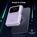 პორტატული დამტენი UGREEN PB572 (45328) Uno, 10000mAh 7.5W, Magnetic Wireless Power Bank, Purple - Image 8