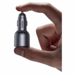 მანქანის დამტენი UGREEN EC703 (35024), 75W, Type-C, USB-A, Grey - Image 2