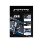 მანქანის დამტენი UGREEN EC703 (35024), 75W, Type-C, USB-A, Grey - Image 5