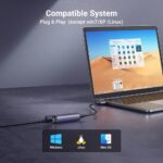 LAN ადაპტერი UGREEN CM209 (50922), USB 3.0 to RJ45 Ethernet Adapter, Space Gray - Image 8