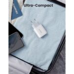 მობილურის დამტენი UGREEN CD122 (10133), 18W, USB Fast Charger, White - Image 7