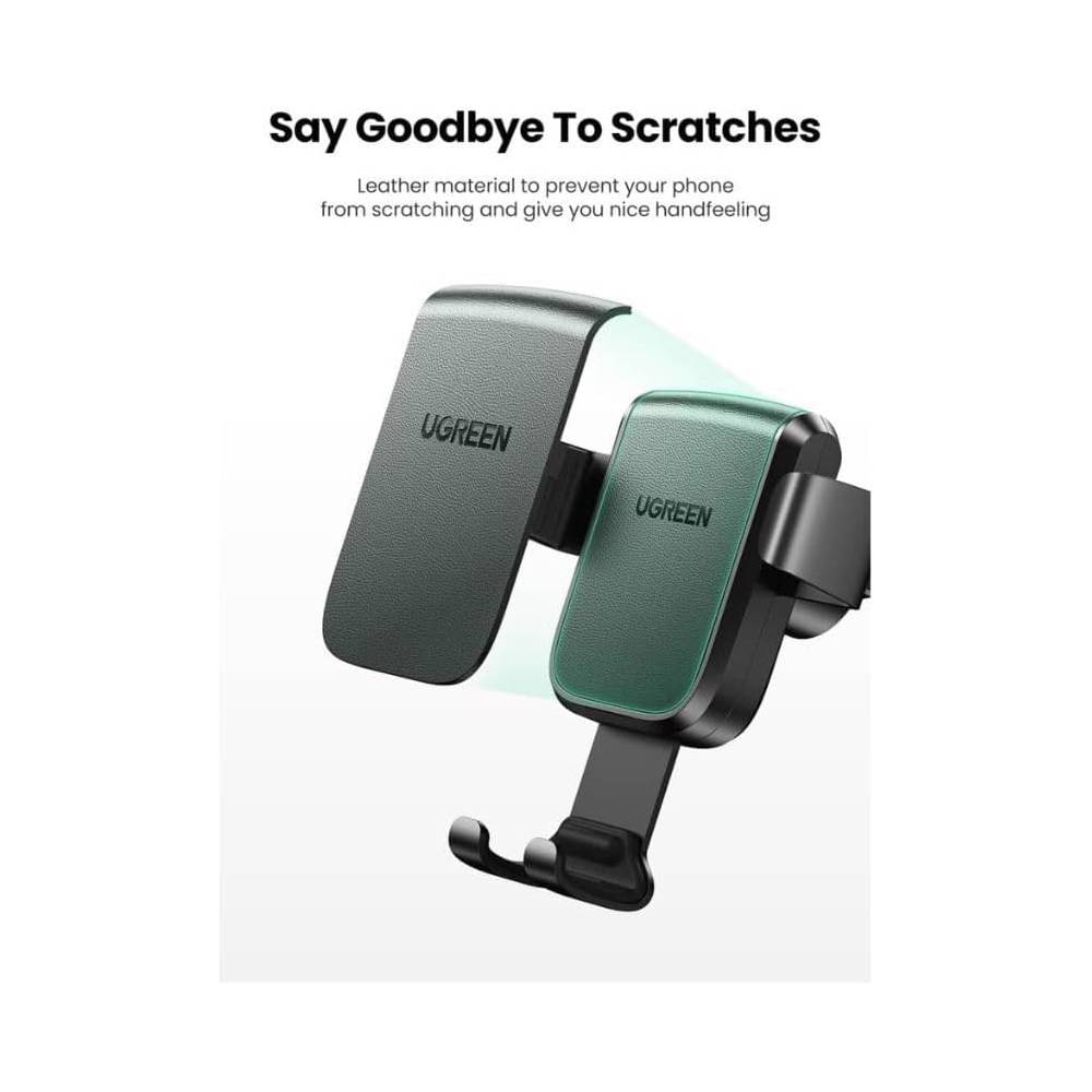 მობილურის დამჭერი UGREEN LP200 (60990B), Gravity Phone Holder With Suction Cup, Black - Image 2