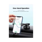 მობილურის დამჭერი UGREEN LP200 (60990B), Gravity Phone Holder With Suction Cup, Black - Image 8