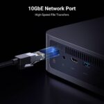 Storage System UGREEN NASync DXP480T Plus (25892), Intel i5-1235U, 8GB, 128GB, Diskless, RJ45, USB, HDMI, Space Gray - Image 4