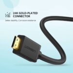 ადაპტერი UGREEN 20137, Mini HDMI Male to HDMI Female Adapter Cable, 22cm, Black - Image 5