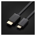 HDMI კაბელი UGREEN HD108 (11167), Mini HDMI to HDMI 2.0 4K Cable, 1.5m, Black - Image 6