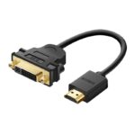 ადაპტერი UGREEN 20136, HDMI Male to DVI Female Adapter Cable, 22cm, Black