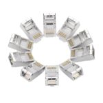 ქსელის კაბელის კონექტორი UGREEN NW111, (20333), Cat6 Connector Shielded Crystal Head,  10Pack