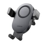 უსადენო დამტენი UGREEN CD256 (40118), 15W, Auto Induction Phone Holder Car Charger, Black